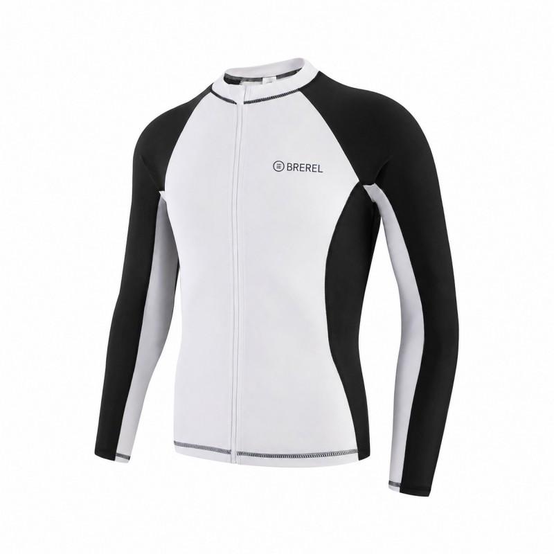 Mens Long Sleeve Rash Guard Diving Suit Quick Dry Sun Protection Wetsuit Surfing Swimming