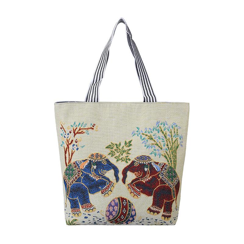 Single-shoulder Bag Trendy Women's Bag Ethnic Style Embroidered Handbag
