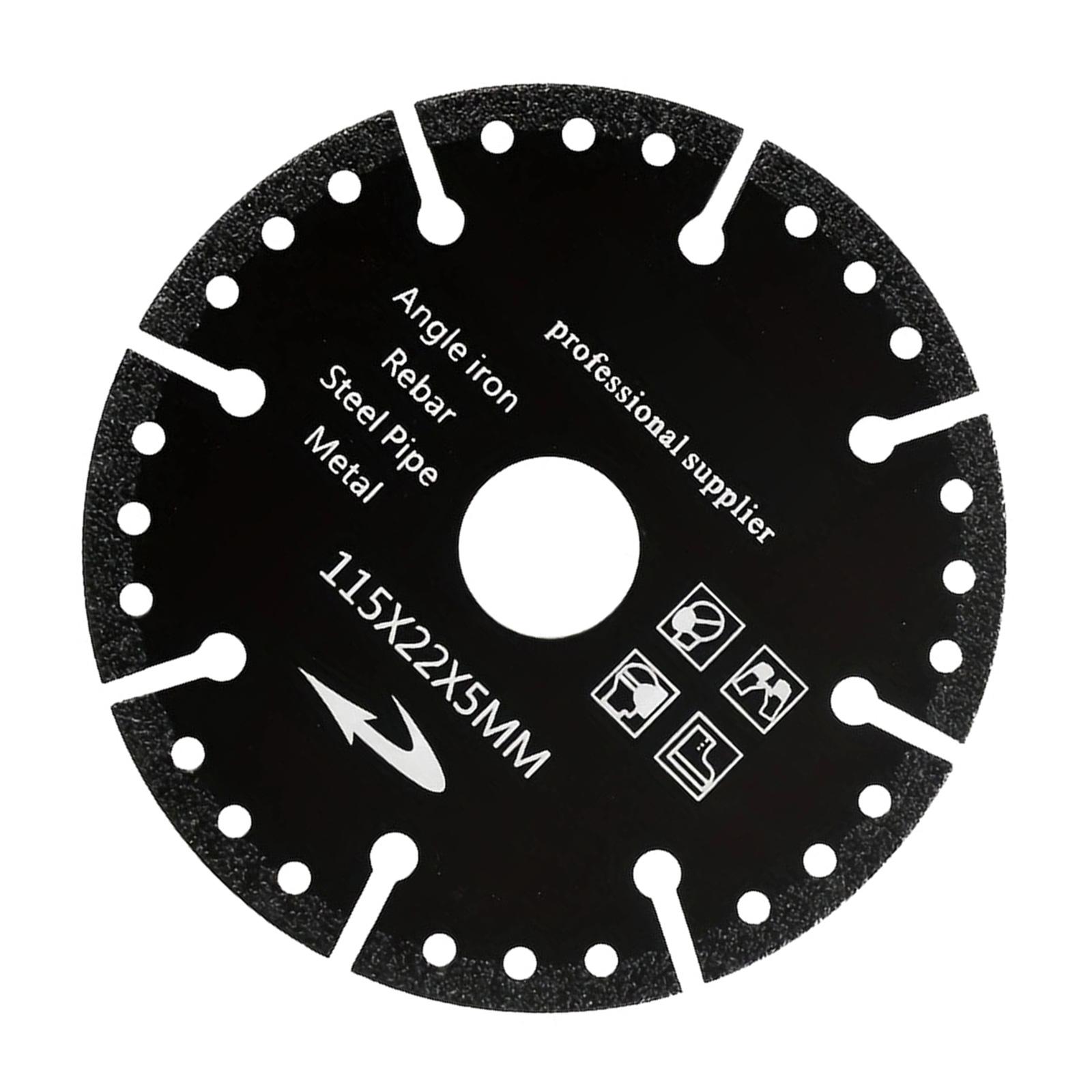 

Алмазные отрезные шлифовальные диски 110/115 мм, двусторонние для гранита, мрамора, керамической плитки, камня, бетонного кирпича 115