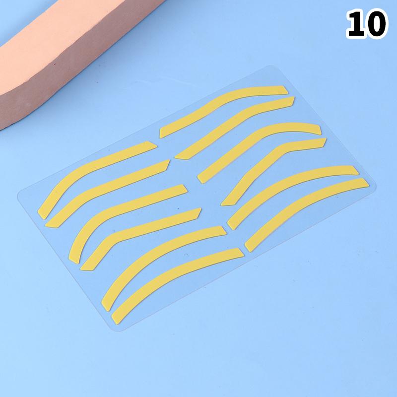 Microblading Zubehör Verstellbare Augenbrauenform Silikon Augenbrauenformungsaufkleber Hilfs-Augenbrauenschablone Make-up Werkzeuge