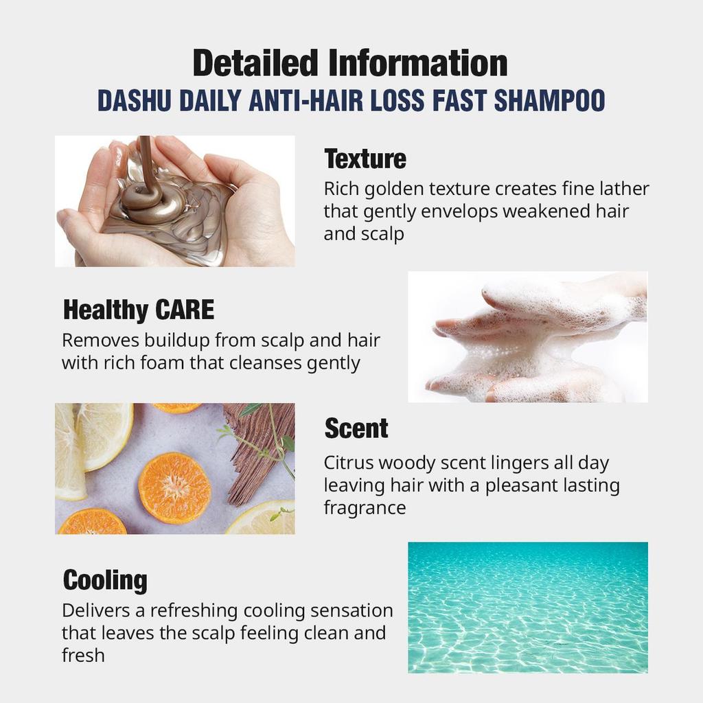[Dashu] Daily Fast Scalp Shampoo 500ml