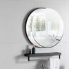 BMEIHOUS Nordic Metal Frame Round Bathroom Mirror