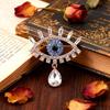 Luxuriöse Teufelsauge Blaue Augen Exquisites Brooch