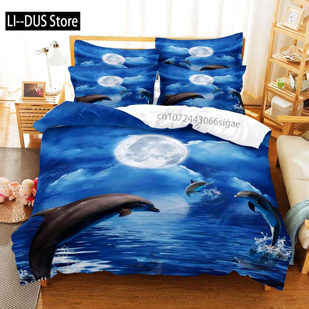 Comforter Sea Turtle Set 3D Bedding Digital Printing Queen Size Bedding Set Fashion Design