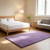 Plush Bedroom Rug, Solid Color Soft Shaggy Carpet, Non-Slip Backing, 19.69 in x 31.5 in Fuzzy Rug for Living Room Kids Room Decor