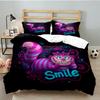 3PCS WonderlCat Fantasy Bedding set,Ideal For1pc Duvet Cover And 2pcs Pillowcases Perfect for Christmas gift,Ideal for Bedroom, Dormitory