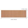 1Pcs Handcrafted Bamboo Tea Mat Versatile Table Runner for Tea Ceremony Table Decoration Heat Resistant Non Slip Washable