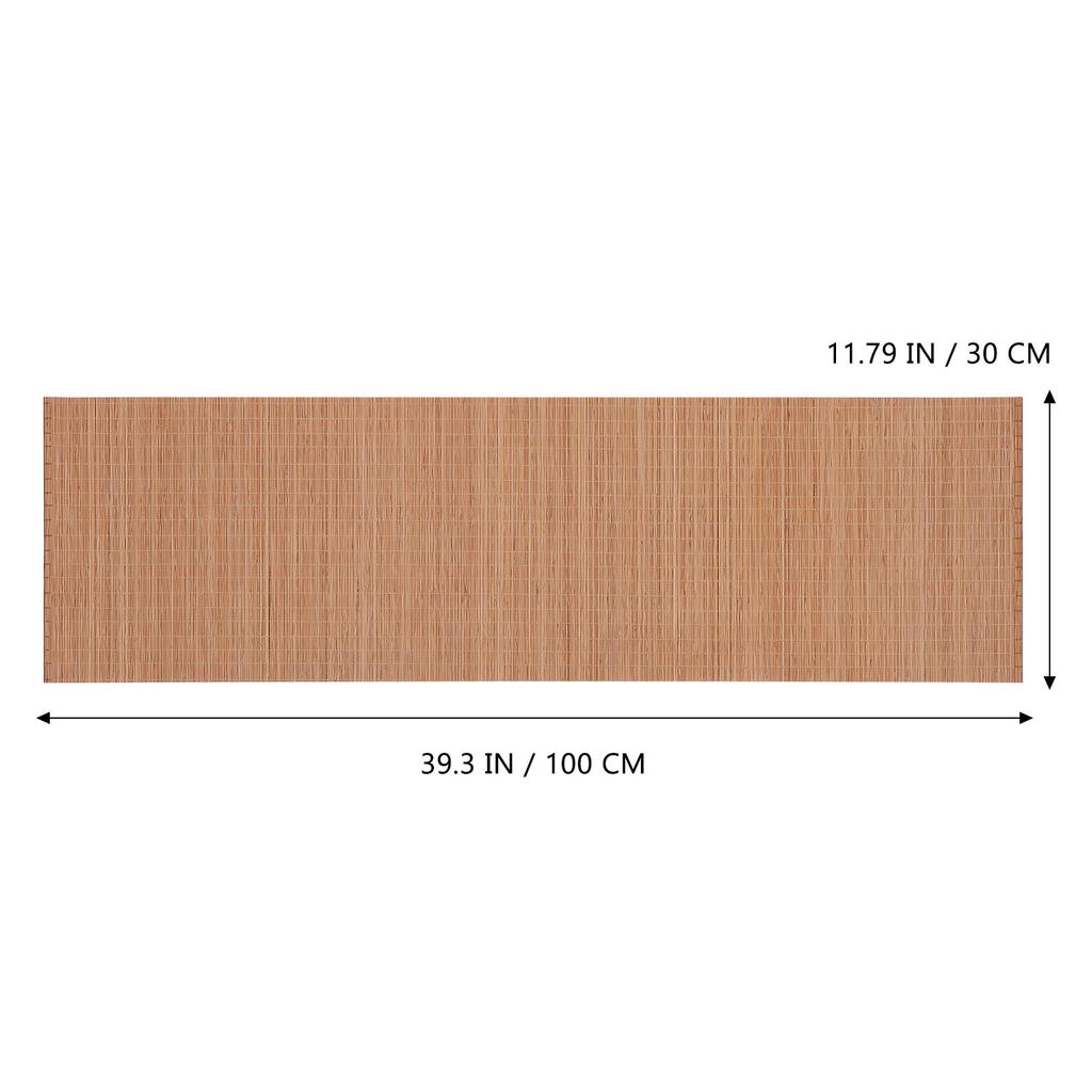 1Pcs Handcrafted Bamboo Tea Mat Versatile Table Runner for Tea Ceremony Table Decoration Heat Resistant Non Slip Washable