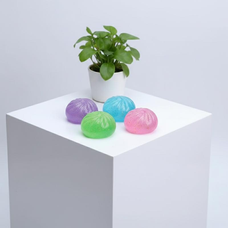 Obří knedlík Squishy hračky Úleva od úzkosti Fidget hračka Simulace jídla Dušený plněný buchta Měkké mačkací dekompresní těsto hračka