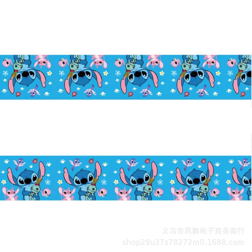 Spot Blue Stitch Party Decorations Blue Star Baby Paper Plate Paper Cup Flag Candy Box