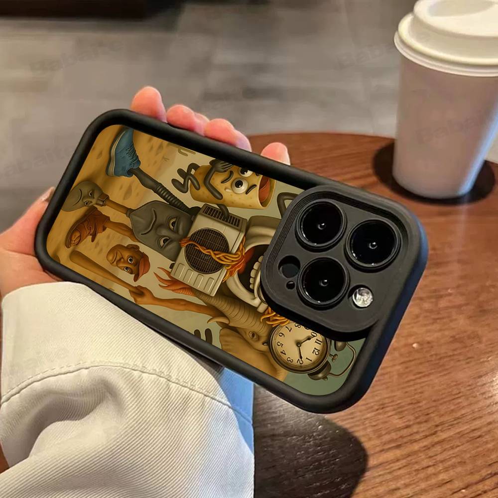 

I-ITALIANS B-Brainrot Creative Animal For IPhone 17 15 13 12 11 14 Pro Max X XR XS 16 Plus Shockproof Candy Back Cover iPhone 14 plus