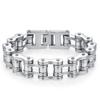 Personalized Titanium Steel Bicycle Chain, Men'S Atmospheric Simple Stainless Steel Bicycle Chain Bracelet, Locomotive Chain Bracelet