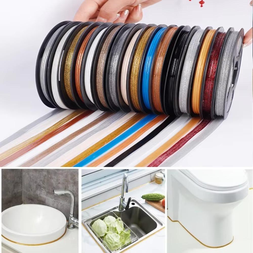 Mildewproof Bathroom Beautiful Seam Tapes 8MM*6M Decor Strip Gifts Gap Stickers