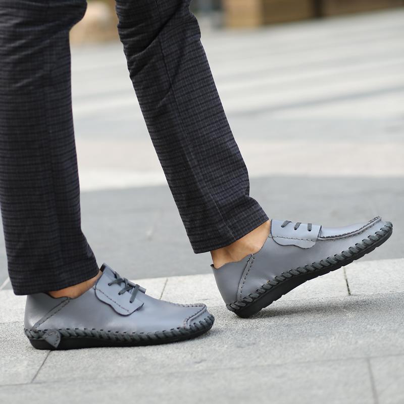 Pantofi de afaceri casual pentru bărbați Pantofi de rochie din piele naturală