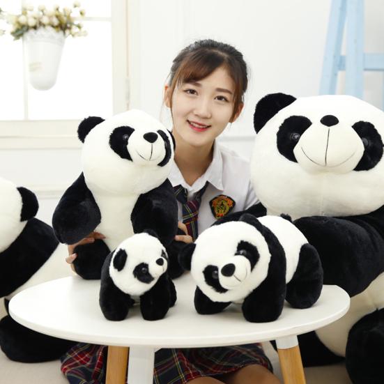 Cute Panda Stuffed Plush Doll Toy Throw Pillow Kids Girlfriend Gift