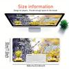 1pc Large Gaming Mouse Pad, UV Reactive Non-Slip Desk Mat, Washable PolyesterSaint, Seiya, KnightsComputer Pad with Vibrant Game Machine Pri
