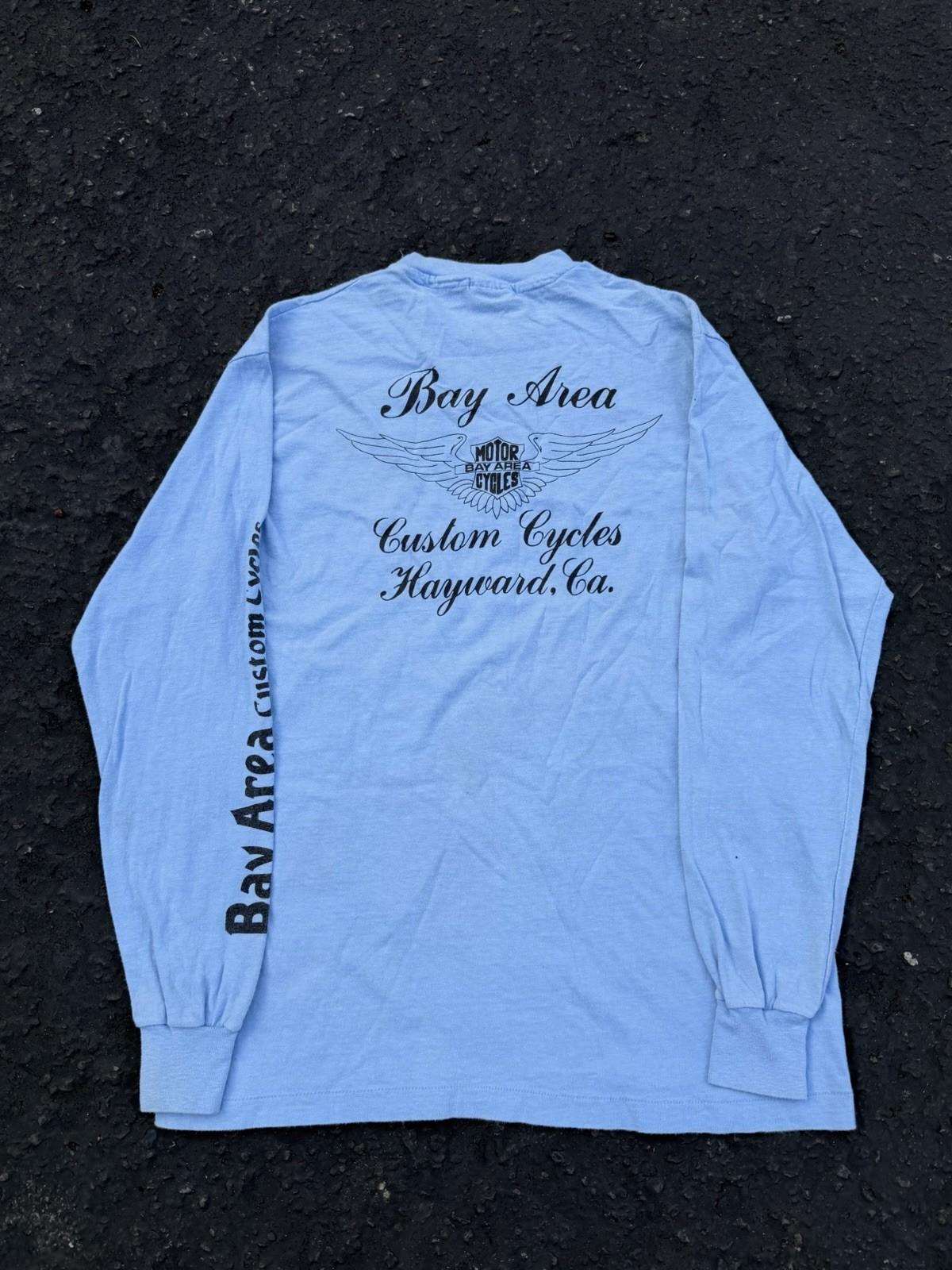 Vintage 80’s Harley Davidson Motorcycles Bay Area California Men’s Shirt Large Unisex T-Shirt M