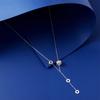 Classic Slender Waist Necklace Women Versatile High-end Light Luxury Small Design Tassel Clavicle Chain