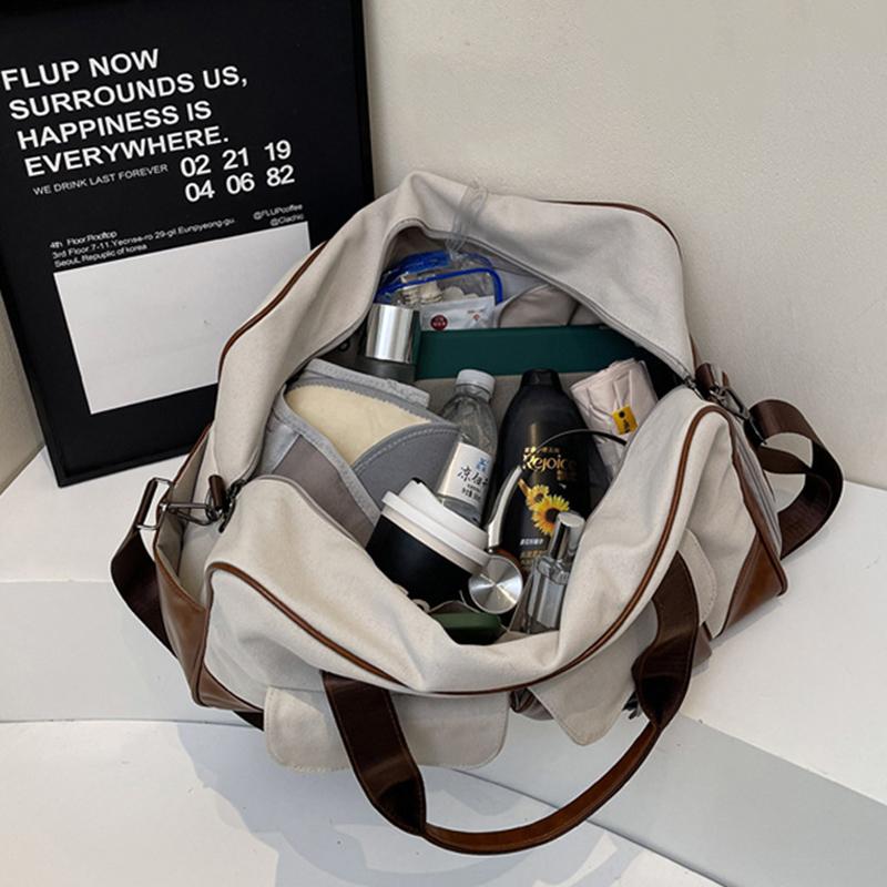 Sac d'épaule de Gym Fitness Sec Humide Yoga Natation Sports Extérieur Sac à main Grand Voyage Courte Distance Bandoulière Voyage Sacs en Toile