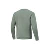 Li Ning Fitness Series Sweatshirts Men's Gray Green Crew Neck Moderate Regular AWDT791-5