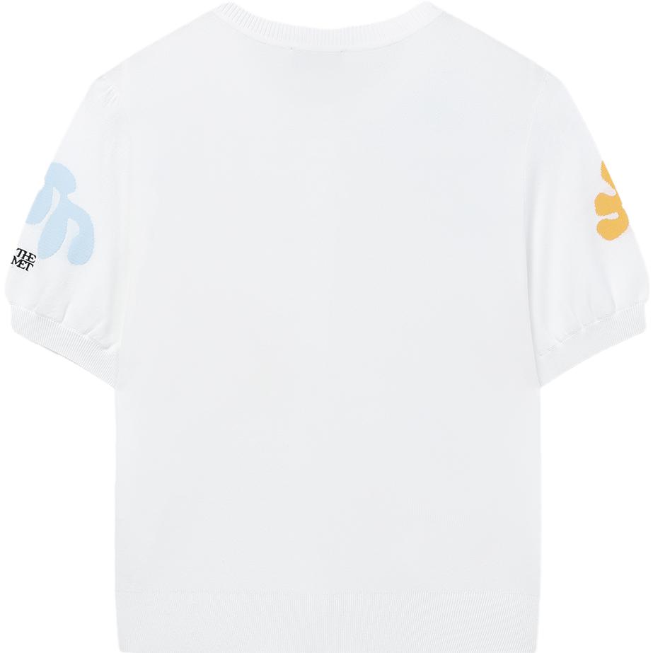 FILA 2023 New Summer Casual Literary Versatile Knitted Jacket Women outerwear White F11W338401F-WT