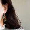 Colorful Earrings Christmas Dangle Earrings Cute Ear Pendants Alloy Material Ear Jewelry Christmas Earrings for Party