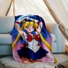 1pc Sailor Moon Theme Blanket - Digital Print, Polyester, Cozy for All Seasons, Perfect for Outdoor, and Travel