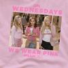 Mean Girls Unisex Adult Wednesdays We Wear Pink T-Shirt