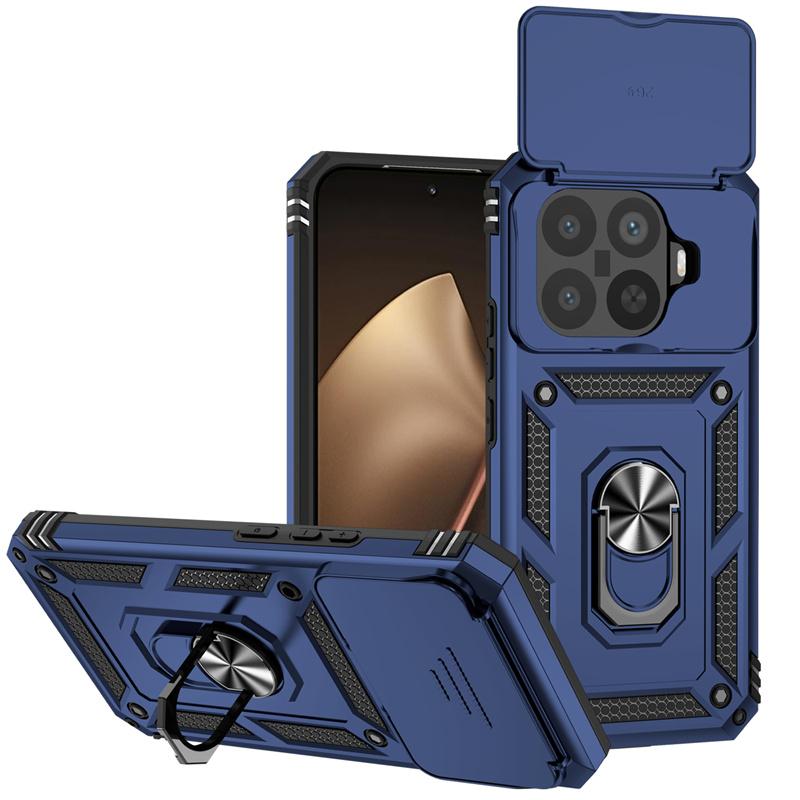 Funda For Xiaomi 15T Pro 5G Case Armor Slide Lens Protect Phone Case For Xiomi 15TPro Xiaomi15T Pro Magnetic Holder Ring Cover