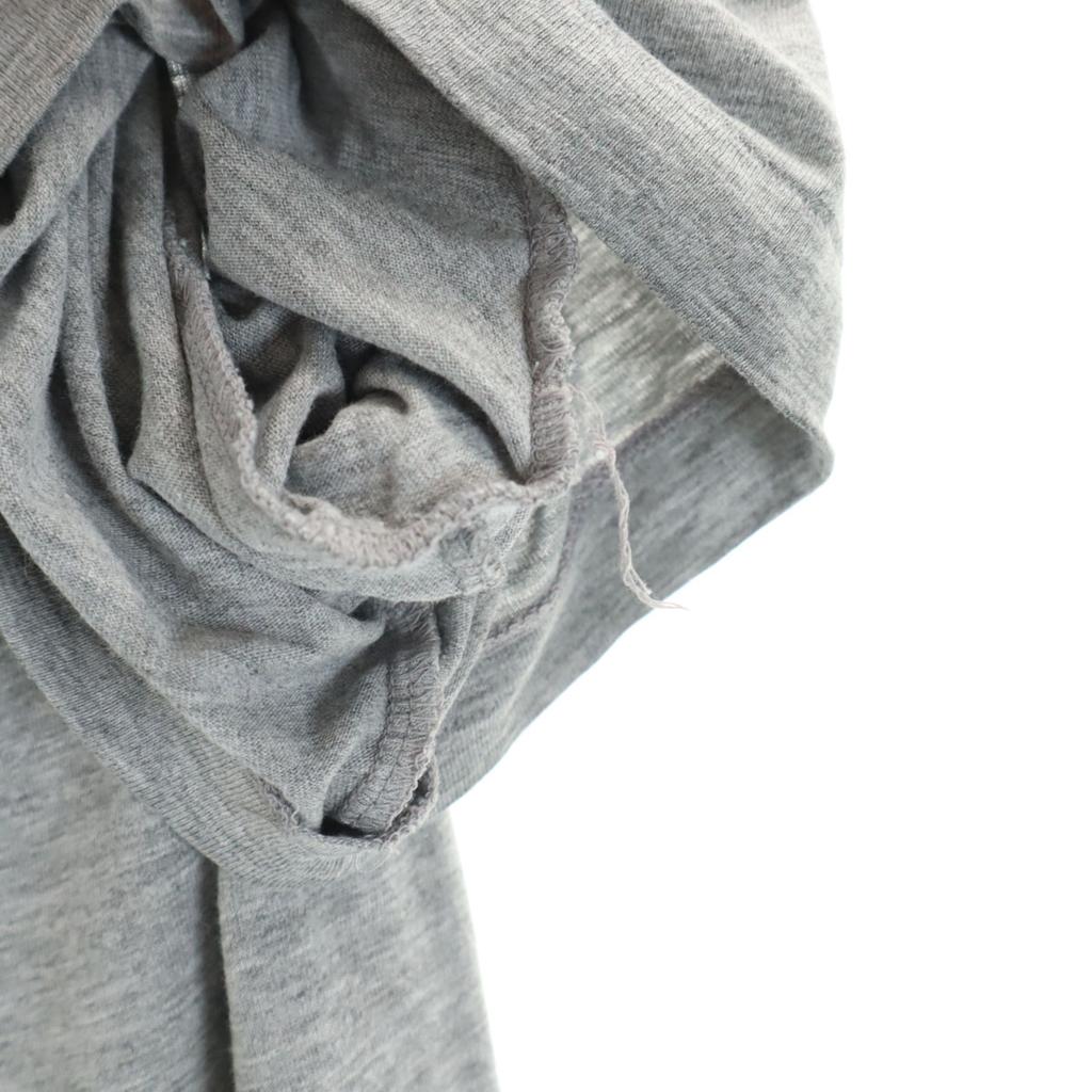 TOKUKO1erVOL Zebra Print Short Sleeve T-shirt Gray Animal Women Used