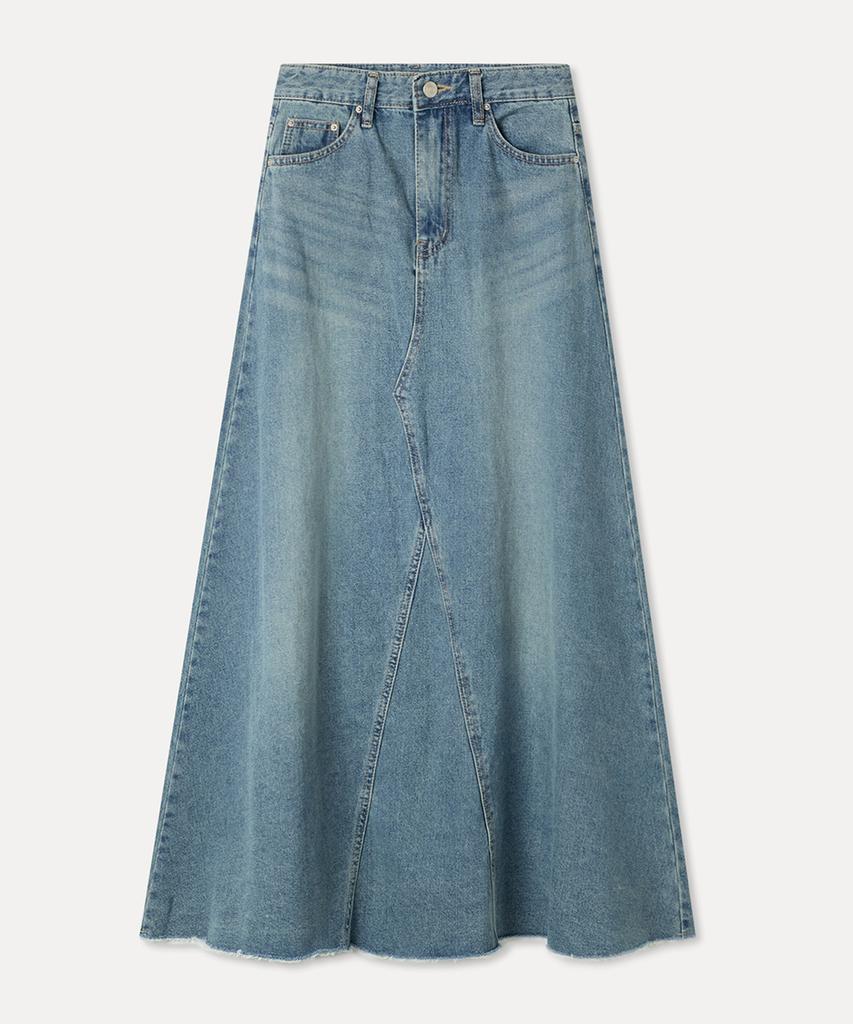 MIXXO Flare Long Denim Skirt_Miwwjg51Ms
