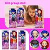 Fashionable Plastic Doll Figures Collection With Unique Stylish Outfits And Colorful Hairstyles Perfect Gift For Kids To And Creat