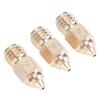 3 Pcs 0.8mm Hotend Nozzle Replacement for Creality Ender 5 Max 3D Printer High Temperature Proof Brass Nozzle