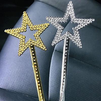 1Pc Pentagram Wands For Magicals Fairy Cosplay Party Sparkle And Shine Silver Angel Wands Toys For Children Girls Birthday Gift