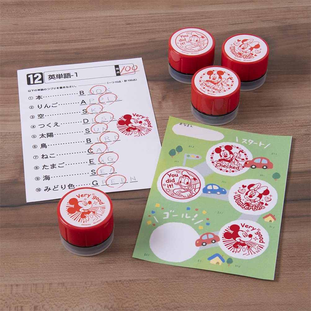 Beverly Disney Stamps Mickey English Reward Stamps Mickey Friends Teacher's & SE4-048