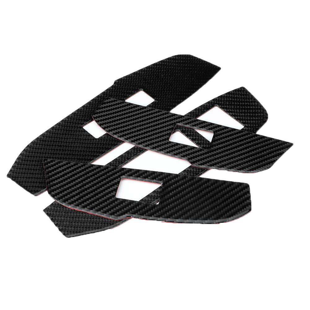 4Pcs Car Carbon Fiber Window Switch Panel Cover Decorative Sticker Fit for Lexus NX 200 200t 300h 14 19