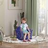 Kids Armchair with Planet Dinosaurs Design, Wooden Frame, for Bedroom, Playroom, Kids Room - Blue