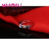 Real 100% 925 Silver Color Rainbow Cubic Zircon Rings For Women Wedding Lovely Engagement Proposal Ring Accessory