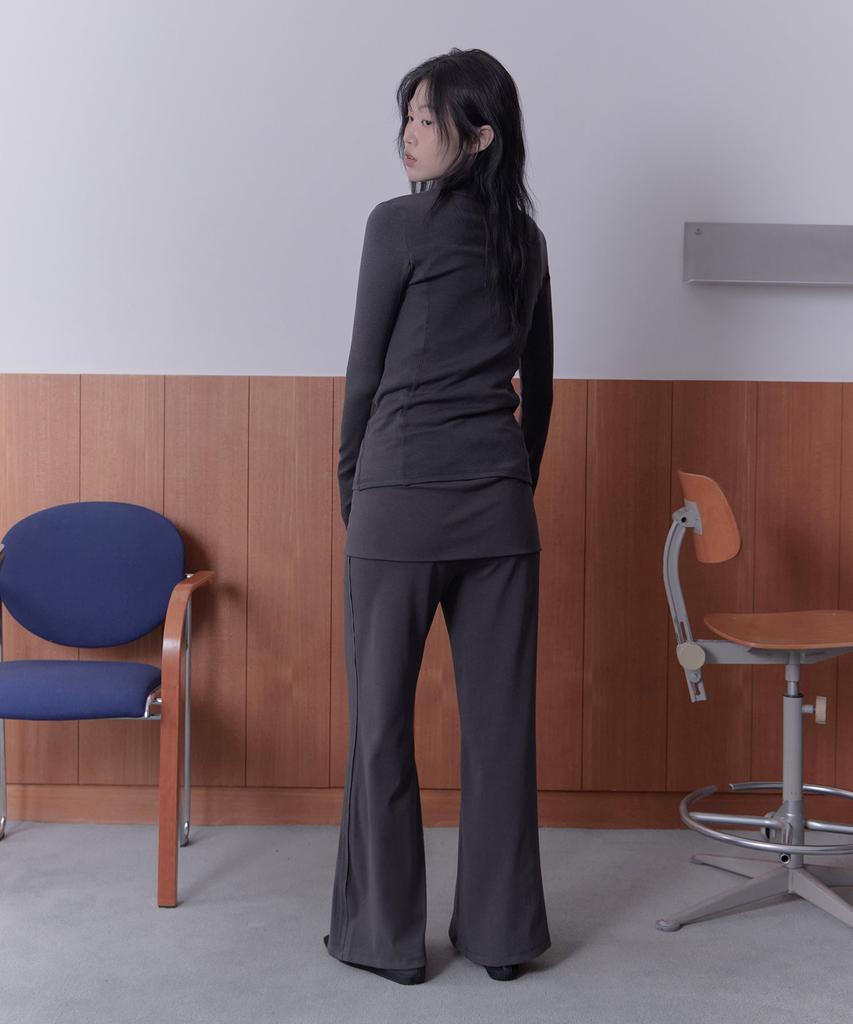 Haebeueoweil Layered Skirt Pants (Dg)