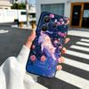 Night Moon Cat Dreamy Art Soft Phone Case for Xiaomi Redmi Note 12 13 14 15 Pro Plus 11 12S 11S 11T 10 4G Black Cover Back Shell