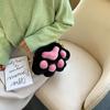 Cartoon three-dimensional cat claw plush bag female cute chain messenger bag mini doll shoulder women bag
