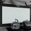 Day and Night - Day and Night Kitchen Splash Protection White Tempered Glass 100x50 Cm