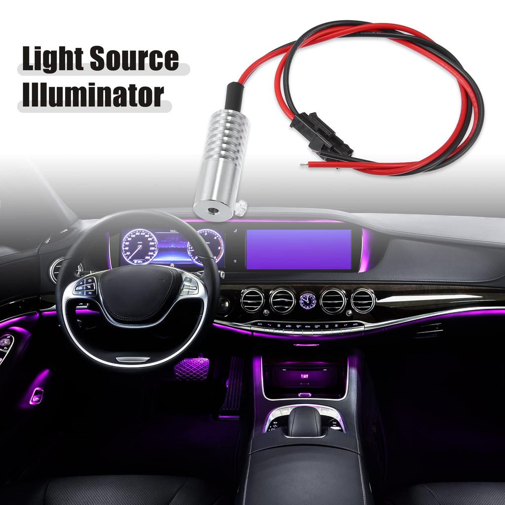 ACROPIX Aluminum Light Source Lighting Fixture for Car DIY 3mm 2W LED Warm White 1pcs