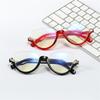 Luxury Cat Eye Reading Glasses Women Anti Blue Light Prescription Farsightedness Wearglass +1.5 +2.5 +6