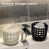 Bathroom Toothbrush Holder Large Capacity Multi-purpose Pen Pot Hollow Hairbrush Comb Makeup Cosmetic Toiletries Organizer Storage Bin