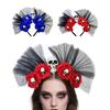 Mexikaner Rosen Florales Krone Girlanden Blumen Stirnband Skelett Florales Stirnband Halloween Dia De Los Muerto Party Kostüm