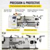 8x14 Inch Mini Metal Lathe with 650W Low-noise Dividing Head Lathe