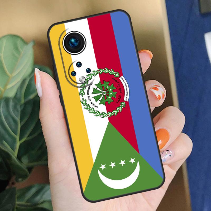 

Comoros Flag Case For Honor Magic 7 5 6 Pro 200 Lite Honor X8b X9c X9b X9a X8a X8 X9 50 70 90 Lite Cover Honor X9b