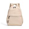 Schoolbag Backpack Solid Color Casual Backpack New Stylish Simple Versatile School Bag Multi-pocket Lightweight Travel Backpack
