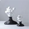 Abstract Art Figure Sculpture, Resin Decoration, Black and White Female Images, Statues, Gifts, Home Decoration Accessories